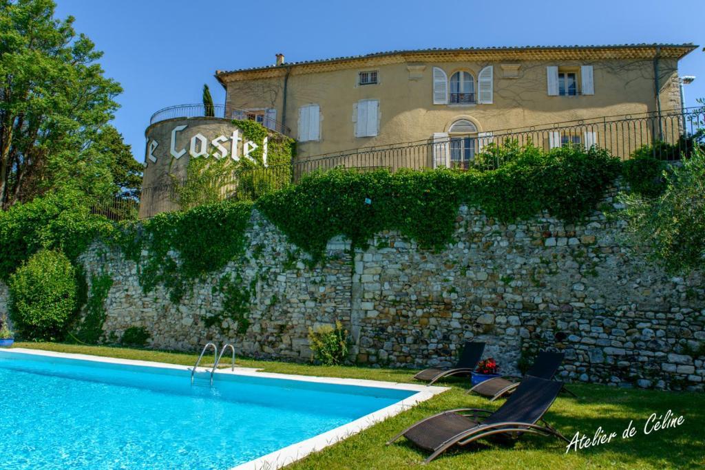 Отель Le Castel Du Mont Boise Montboucher-sur-Jabron Экстерьер фото